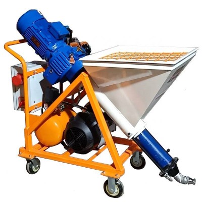 High Pressure Airless Cement Plaster Putty Concrete Mortar Spraying Machine